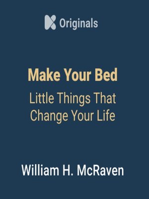 cover image of رتب سريرك(Make Your Bed)